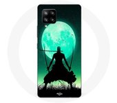 Coque Maniacase pour Samsung Galaxy A42 5g roronoa zoro triple épée pleine lune