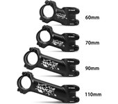 Vástago de bicicleta de 17 grados, vástago de bicicleta ultraligero, vástago de bicicleta de montaña y carretera para manillar de 31,8mm 70mm