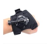 Correa de muñeca con rotación de 360° para guantes y soporte para GoPro Hero 12, 11, 10, 9, 8, 7, 6, 5, SJCAM, Insta360, X2, X3, DJI, Osmo Action Camera, accesorios. negro