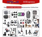 Para accesorios Insta 360 GO3/GO3S, funda protectora con correa para el pecho y bolsa de almacenamiento para accesorios Insta 360 GO3S for insta360 go3s