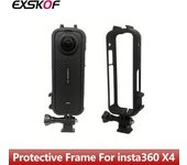 Estuche protector con marco duradero y zapata fría para cámara de acción Insta 360 X4.