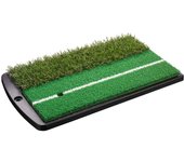 Tabata Golf - Tapete de práctica de tiro de golf, tapete rugoso de tiro bidireccional, 430 x 253 mm, compatible con tiro completo, GV0264 y verde