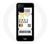 Coque pour Vivo Y21s 2021 / Y21 2021 Billet d'avion Bruxelles Belgique