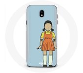 Coque pour Samsung Galaxy S4 Squid game la poupée géante de jeu