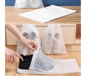 Bolsa de almacenamiento de zapatos para 20 piezas, organizador de zapatos para armario, bolsa portátil de viaje no tejida, bolsas colgantes clasificadas para ropa de bolsillo impermeable Size S 20pcs