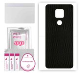 apgo Protective Skin Sticker for the back compatible with Motorola Moto G Play, Wrap Film, Foil, Vinyl - Pattern Matrix