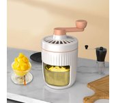 Máquina para afeitar hielo Trituradora de hielo manual Aparatos para triturar hielo manuales Raspador de hielo manual Herramienta para hielo con manivela para hielo verde