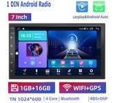 Radio de coche 1G 16G GPS 2 din Android Carplay Universal 7  para Volkswagen Nissan Hyundai Toyota reproductor Multimedia