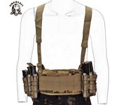 Chaleco táctico Molle para hombre, cinturón de combate práctico militar de nailon 1000d especial del ejército, acolchado suave ajustable tipo H