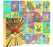55 tarjetas Pokémon VSTAR GX EX VMAX MEGA TAG TEAM Entrenador de Energía Charizard Pikachu Colección Rara Carta de Batalla GI38 English - 27PCS oro