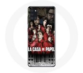 Coque Samsung Galaxy A21S La casa de papel affiche personnages