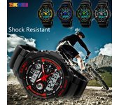 Relojes deportivos de lujo para hombre de primeras marcas, reloj de pulsera de cuarzo analógico Digital LED militar resistente al agua