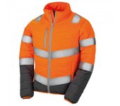 Chaqueta de seguridad acolchada SAFE-GUARD de Result para mujer XS fluorescente naranja