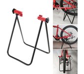 Soporte de suelo triangular para bicicleta de carretera, plegable, para reparación de bicicletas, soporte de estacionamiento, soporte de mantenimiento para bicicletas de pie