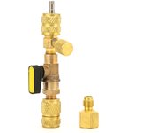 Extractor de núcleo de válvula de CA, sistema de enfriamiento R12 R22 R410A, herramienta de desmontaje rápido de válvulas para válvula SAE de 1/4 pulg.