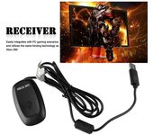 Adaptador receptor USB inalámbrico para juegos de PC para Microsoft XBOX 360 para Windows XP/7/8/10
