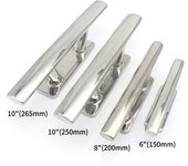 Cornamusas de amarre de acero inoxidable 316 para embarcaciones de 6 , 8  y 10 , herrajes para muelles de cubierta y yates. 6 Inch 150mm