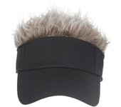Gorra de béisbol con peluca vacía creativa para adultos, gorra para exteriores, sombrero para el sol Adjustable