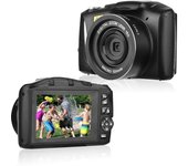 Cámara digital de alta resolución 4K/60FPS 48MP Vídeo con zoom digital portátil multifuncional de 16X negro