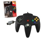 Controlador de almohadilla de joystick con cable TTXTECH para consola Nintendo 64 N64 - Negro