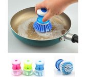 Cepillo de limpieza creativo para ollas y cuencos, plato, olla, cepillo para lavar platos, herramientas de cocina 1 pc