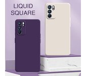 Funda de silicona líquida cuadrada para OPPO Reno 5 6 Pro Plus 5K 5Z 360 Funda protectora trasera para teléfono Reno5 Reno6 6Pro Fundas a prueba de golpes Reno 5 5G