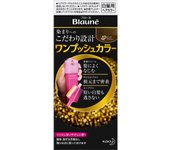 KAO Blaune One Push Color 4P Pure Brown 80g (Quasi-drug) Graying Hair Cream Colorant for Gray Hair After the leave time is up, rinse well, apply shamp