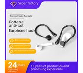 Ganchos para la oreja deportivos antipérdida y tapas antideslizantes para Apple AirPods Pro2 transparente