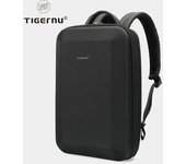 Mochila Tigernu para hombres de negocios, mochila delgada para ordenador portátil expandible de 15,6 pulgadas, mochila antirrobo de moda para adolescentes 45*30*(9/15)cm negro