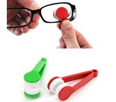 Cepillo limpiador de gafas, paño de microfibra portátil multifuncional, sin dejar rastros, herramienta de limpieza de gafas One Size verde