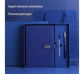 Libreta personalizada de cuero sintético con hebilla A5, caja de regalo y logotipo impreso. A5