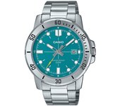 Reloj Casio Standard analógico de acero inoxidable con esfera azul turquesa y cuarzo MTP-VD01D-3E2V para hombre turquesa