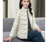 Ropa de algodón brillante y lavable para mujeres de invierno Ropa de algodón versátil corta y de moda Chaquetas de algodón adelgazantes Chaquetas ajustadas de moda XXXXXL