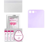 apgo Vidrio protector híbrido Anti-Blue 9H compatible con Samsung W24 Flip, nano vidrio flexible, excelente reemplazo para vidrio templado, resistente a rayones
