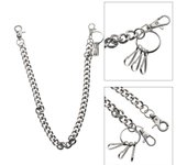 Metal Hip Hop Jewelry Punk Rock Pant Jean Keychain  Biker Link Wallet Chain Belt Thick chain