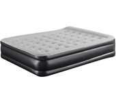 Colchón de aire con bomba incorporada, flocado, de felpa, impermeable, de PVC, plegable, portátil, cama inflable para