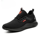 Zapatos de trabajo de seguridad para hombre, transpirables, de verano, antigolpes y antipinchazos. 35