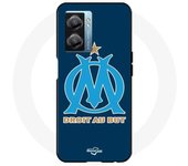 Coque Maniacase pour Realme V23 logo om olympique de marseille bleu Fond -