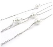 Les Trésors De Lily [I3925] - Collar largo 'Perla' blanco blanco
