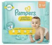 Pampers Premium Protection Talla 3 Pañales x29 6 kg - 10 kg