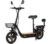 Patinete eléctrico Kukirin C1 PRO con motor de 500 W y batería de 48 V y 26 Ah. Velocidad máxima: 45 km/h. negro