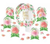 Amscan Baby Shower Party Centrepiece Set One Size color rosa/blanco