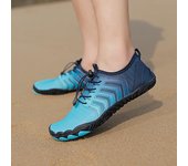 Zapatos de agua para hombre, descalzos, calcetines de yoga acuático, de secado rápido, para natación en la playa, zapatos de surf para mujeres y hombres, zapatos de piscina para surf, yoga, aeróbic acuático EU:45 negro humo