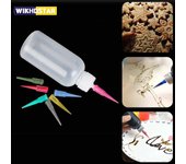 Botellas exprimibles para pintar mermeladas de crema con 7 boquillas, para decoración de tartas, repostería, 50 ml, herramientas de repostería, accesorios de cocina