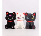 Muñeco de peluche de gato pirata creativo y nuevo para Halloween, juguetes de peluche que rodean a Halloween, almohada de viento oscuro