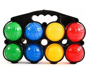 Juego de pelotas de plástico Carta Sport (Paquete de 9) One Size negro