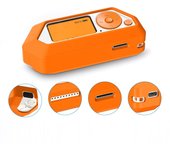 Funda de silicona anticaídas y a prueba de golpes, funda protectora para consola de juegos portátil, funda protectora para accesorios de juego Flipper Zero verde
