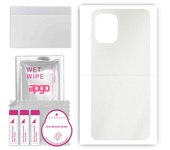 apgo Adhesivo protector para la parte trasera compatible con Umidigi F3 Pro 5G, film envolvente, lámina, vinilo - Patrón mate transparente