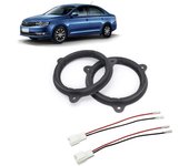Adaptador y arnés para arandela de bocina de coche de 6,5 pulgadas, espaciador estéreo para coche para Dacia