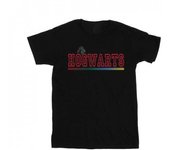 Harry Potter Mens Hogwarts Collegial T-Shirt L negro